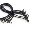 ROCKBOARD Flat Daisy Chain Cable, 8 Outputs, angled