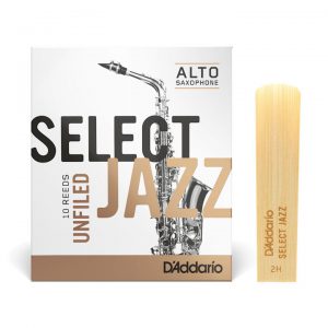 D'ADDARIO Select Jazz - Alto Sax Unfiled 2H (1шт)