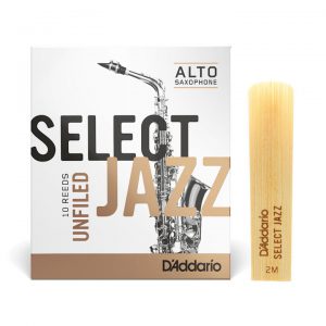 D'ADDARIO Select Jazz - Alto Sax Unfiled 2M (1шт)