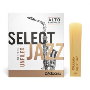 D'ADDARIO Select Jazz - Alto Sax Unfiled 3H (1шт)