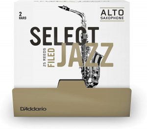 D'ADDARIO Select Jazz - Alto Sax Filed 2H - 25 Pack