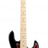 SADOWSKY MetroExpress 21-Fret Hybrid P/J Bass, Maple, 4-String (Solid Black High Polish)