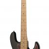 SADOWSKY MetroExpress 21-Fret Hybrid P/J Bass, Maple, 4-String (Solid Black High Polish) 25081