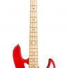 SADOWSKY MetroExpress 21-Fret Hybrid P/J Bass, Maple, 4-String (Candy Apple Red Metallic)