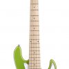 SADOWSKY MetroExpress 21-Fret Hybrid P/J Bass, Maple, 5-String (Solid Sage Green Metallic Satin)