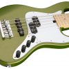 SADOWSKY MetroExpress 21-Fret Hybrid P/J Bass, Maple, 5-String (Solid Sage Green Metallic Satin) 25168