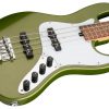 SADOWSKY MetroExpress 21-Fret Vintage J/J Bass, Morado, 4-String (Solid Sage Green Metallic Satin) 25130