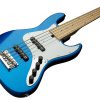 SADOWSKY MetroExpress 21-Fret Vintage J/J Bass, Maple, 5-String (Ocean Blue Metallic High Polish) 25195