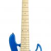 SADOWSKY MetroExpress 21-Fret Vintage J/J Bass, Maple, 5-String (Ocean Blue Metallic High Polish)