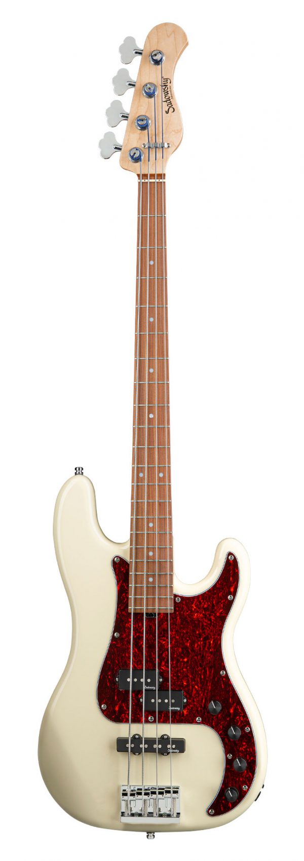 SADOWSKY MetroLine 21-Fret Hybrid P/J Bass, Alder, 4-String (Solid Olympic White High Polish)