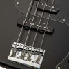 SADOWSKY MetroLine 21-Fret Hybrid P/J Bass, Ash, 4-String (Solid Black Satin) 25445