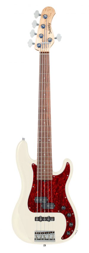 SADOWSKY MetroLine 21-Fret Hybrid P/J Bass, Alder, 5-String (Solid Olympic White High Polish)