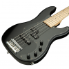 SADOWSKY MetroLine 21-Fret Hybrid P/J Bass, Ash, 5-String (Solid Black Satin) 25468