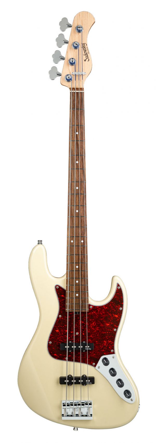 SADOWSKY MetroLine 21-Fret Vintage J/J Bass, Alder, 4-String (Solid Olympic White High Polish)