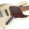 SADOWSKY MetroLine 21-Fret Vintage J/J Bass, Alder, 5-String (Solid Olympic White High Polish) 25482