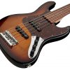 SADOWSKY MetroLine 21-Fret Vintage J/J Bass, Alder, 5-String ('59 Burst Transparent High Polish) 25504