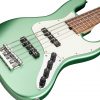 SADOWSKY MetroLine 21-Fret Vintage J/J Bass, Alder, 5-String (Solid Sage Green Metallic Satin) 25450