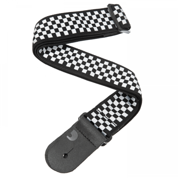 D'ADDARIO 50C02 NYLON WOVEN GUITAR STRAP (CHECK MATE)