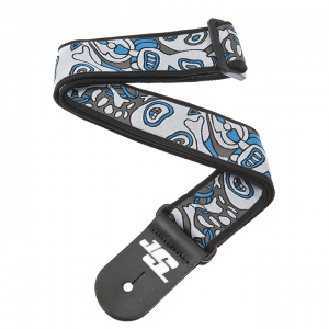 D'ADDARIO JOE SATRANI WOVEN GUITAR STRAP (Souls of Distortion)