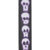 D'ADDARIO JOE SATRANI WOVEN GUITAR STRAP (Skulls) 30381