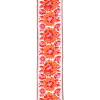 D'ADDARIO 50PCLV00 PEACE & LOVE WOVEN GUITAR STRAP - Pink and White 30890