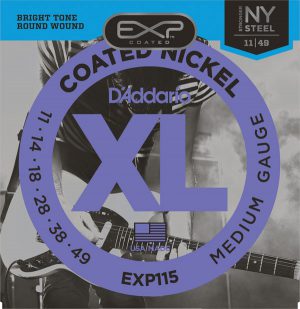 D'ADDARIO EXP115 EXP COATED NICKEL BLUES / JAZZ ROCK (11-49)