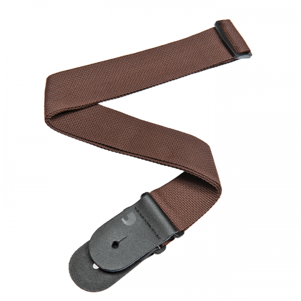 D'ADDARIO PWS109 POLYPRO GUITAR STRAP (BROWN)