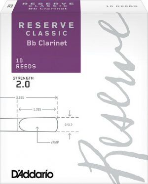 D'ADDARIO Reserve Classic Bb Clarinet #2.0 - 10 Box