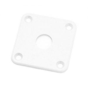 PAXPHIL DR-002 WH JACK PLATE LES PAUL PLASTIC (WHITE)