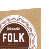 D'ADDARIO EJ32C FOLK NYLON Ball End Silver Wound / Clear Treble 27433