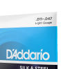 D'ADDARIO EJ40 SILK & STEEL FOLK REGULAR LIGHT (11-47) 27455