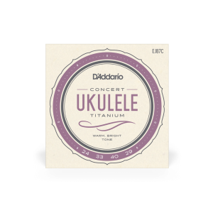 D'ADDARIO EJ87C TITANIUM UKULELE CONCERT