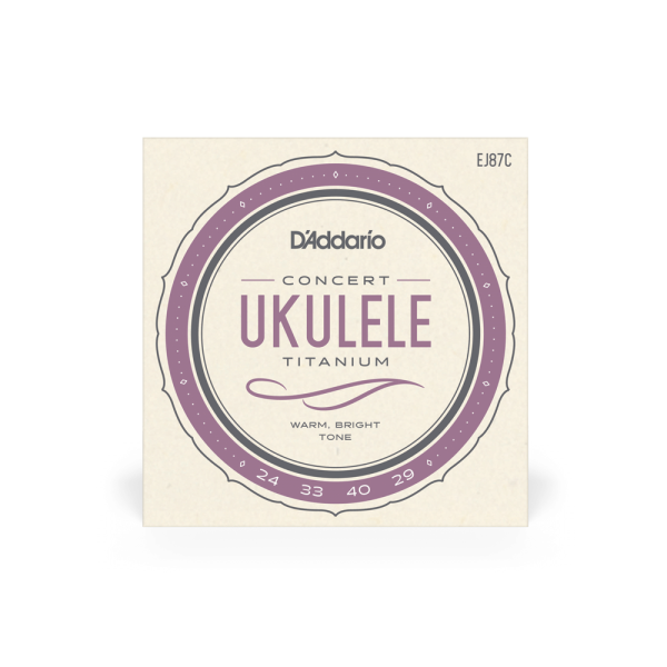 D'ADDARIO EJ87C TITANIUM UKULELE CONCERT