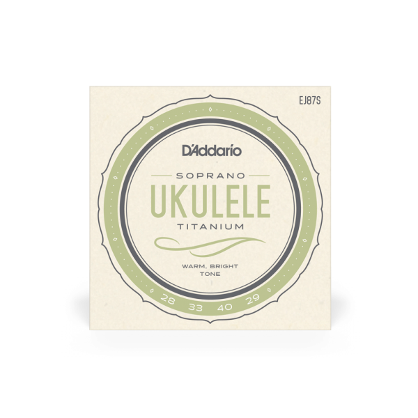 D'ADDARIO EJ87S TITANIUM UKULELE SOPRANO