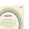 D'ADDARIO EJ87S TITANIUM UKULELE SOPRANO 27571