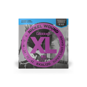 D'ADDARIO EKXL120 XL NICKEL WOUND SUPER LIGHT REINFORCED (09-42)