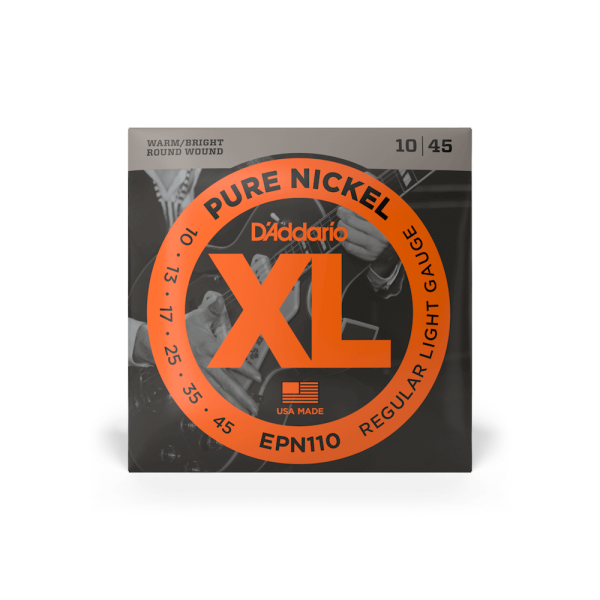 D'ADDARIO EPN110 XL PURE NICKEL REGULAR LIGHT (10-45)