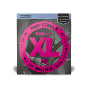 D'ADDARIO EPS170-6 PROSTEELS BASS LIGHT 6-STRING (32-130)