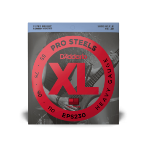 D'ADDARIO EPS230 XL PROSTEELS BASS HEAVY (55-110)