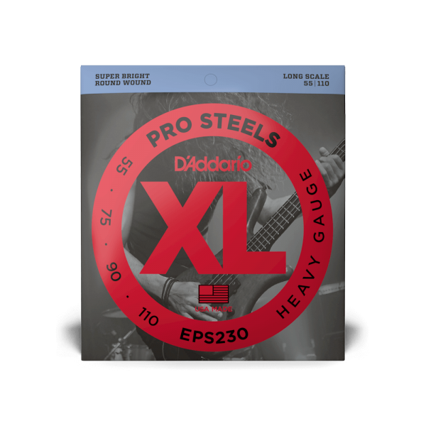 D'ADDARIO EPS230 XL PROSTEELS BASS HEAVY (55-110)
