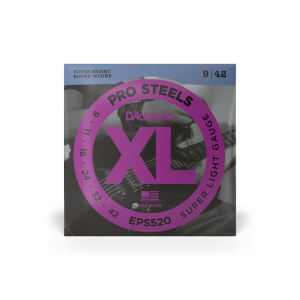 D'ADDARIO EPS520 XL PROSTEELS SUPER LIGHT (09-42)