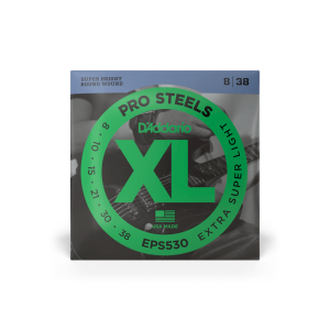 D'ADDARIO EPS530 XL PROSTEELS EXTRA SUPER LIGHT (08-38)