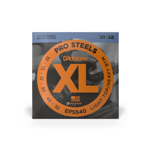 D'ADDARIO EPS540 XL PROSTEELS LIGHT TOP / HEAVY BOTTOM (10-52)