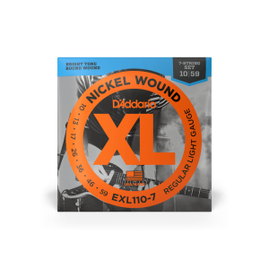 D'ADDARIO EXL110-7 XL NICKEL WOUND REGULAR LIGHT 7-STRING (10-59)