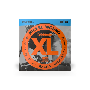 D'ADDARIO EXL110 XL NICKEL WOUND REGULAR LIGHT (10-46)