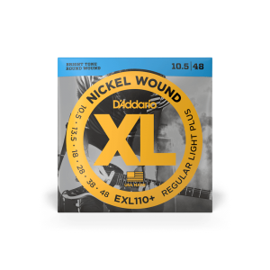 D'ADDARIO EXL110+ XL NICKEL WOUND REGULAR LIGHT PLUS (10.5-48)