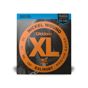 D'ADDARIO EXL160BT XL NICKEL WOUND BALANCED TENSION BASS MEDIUM (50-120)