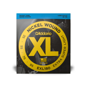D'ADDARIO EXL180 XL NICKEL WOUND BASS EXTRA SUPER LIGHT (35-95)