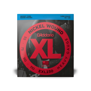 D'ADDARIO EXL230 XL NICKEL WOUND BASS HEAVY (55-110)