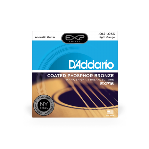 D'ADDARIO EXP16 EXP COATED PHOSPHOR BRONZE REGULAR LIGHT (12-53)